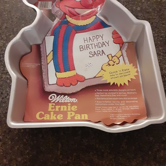 Vintage 1983 Wilton Sesame Street Ernie Cake Pan - Picture 3 of 14